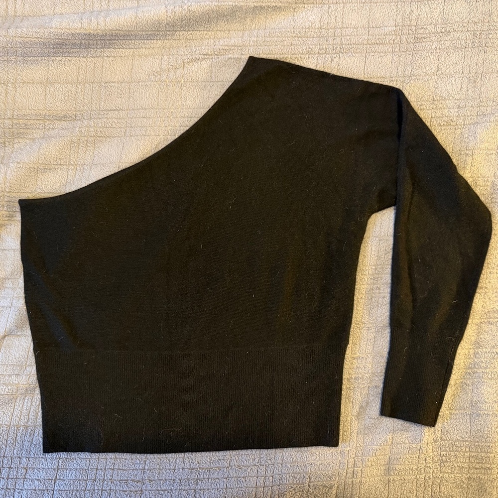 Maeve One Shoulder Cashmere Sweater